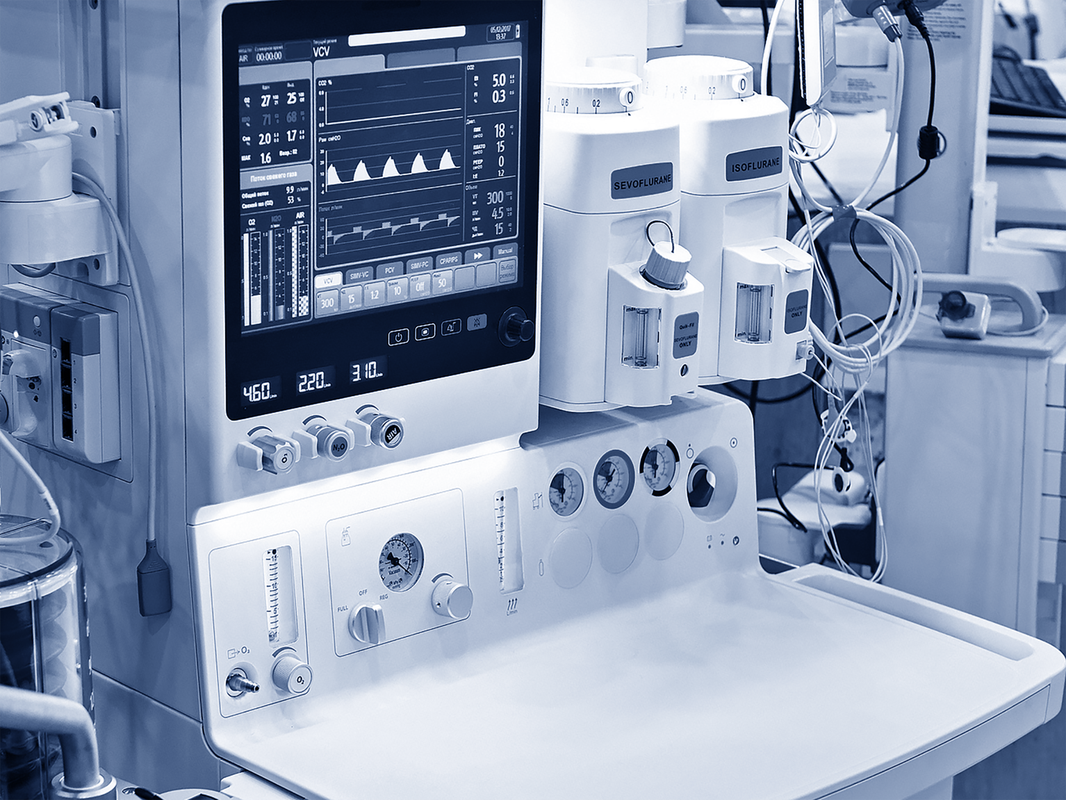 Anesthesia — operating room monitor